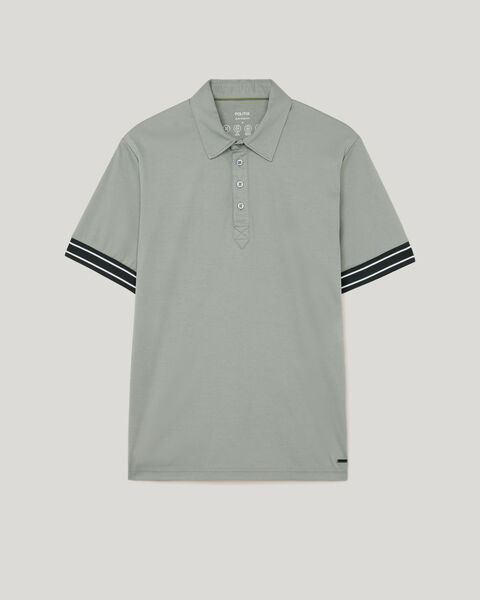 Stripe Travel Polo, Sage, hi-res